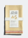 Atelier Saucier The Santa Fe Napkins, Set Of 4 In Multi