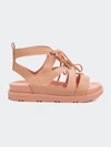 London Rag Voopret Tie-up Flat Sandals In Pink
