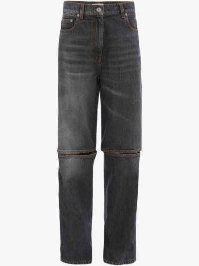 JW ANDERSON CUT-OUT KNEE BOOTCUT JEANS