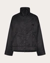 Valentino Stud-embellished Boxy-fit Shell Jacket In Black