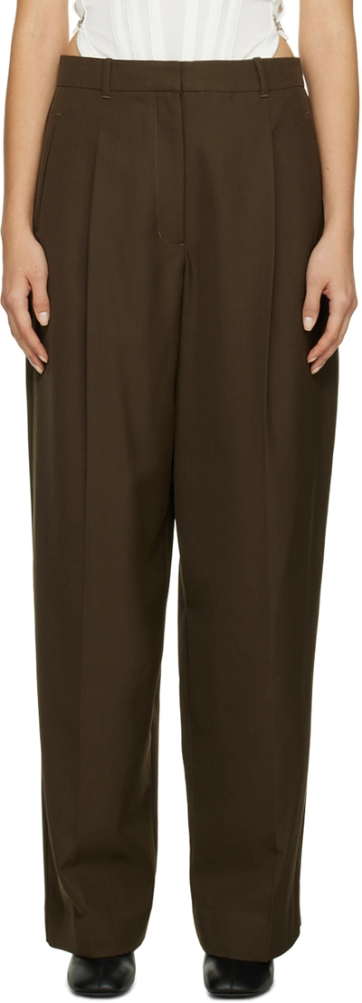 3.1 Phillip Lim Green Tailored Trousers In Un010 Uniform