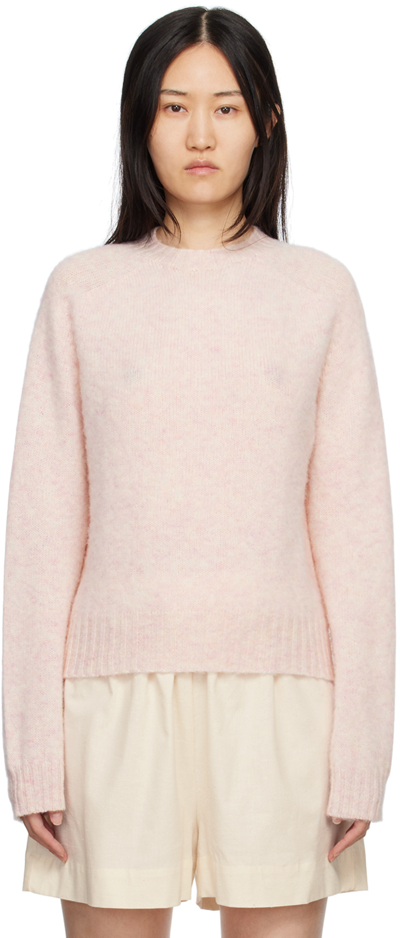 Ymc You Must Create Ssense Exclusive Pink Jets Sweater In Strawberry Sherbet