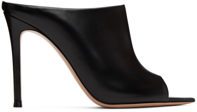 Gianvito Rossi Women's Patent-leather Mules In Black