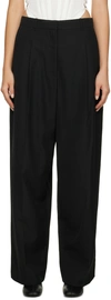 3.1 Phillip Lim Black Tailored Trousers In Ba001 Black