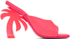Palm Angels Pink Mule Palm Heels In Fuchsia No Color