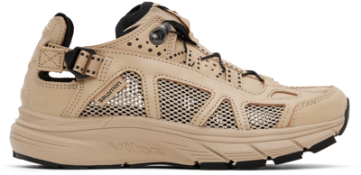 Salomon Odyssey 1 Advanced Mesh And Rubber Trainers In Brown,khaki