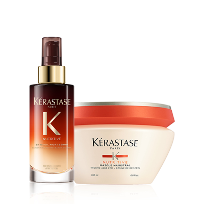 Kerastase Dry Luxury Hair Mask & Night Serum Duo Set In Multi