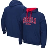 Colosseum Men's  Navy Ole Miss Rebels Big And Tall Arch And Logo 2.0 Pullover Hoodie In Navy