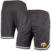 COLOSSEUM COLOSSEUM CHARCOAL IOWA HAWKEYES CONTINUITY SHORTS