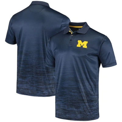 Colosseum Men's Navy Michigan Wolverines Marshall Polo