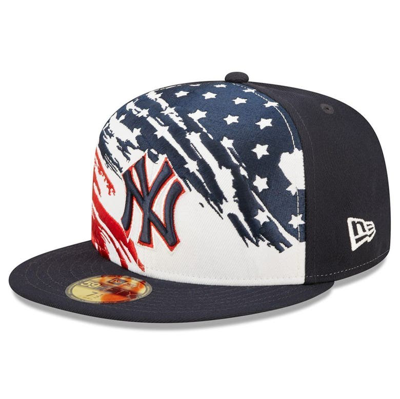 New Era Navy New York Yankees 2022 4th Of July On-field 59fifty Fitted Hat