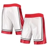 MITCHELL & NESS BASKETBALL WHITE UNLV REBELS AUTHENTIC THROWBACK COLLEGE SHORTS