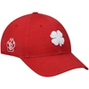 BLACK CLOVER RED SOUTH DAKOTA COYOTES CRAZY LUCK MEMORY FIT FLEX HAT