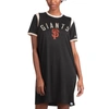 Starter Black San Francisco Giants Playoff Sneaker Dress In Black