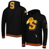 PRO STANDARD PRO STANDARD BLACK PHOENIX SUNS MASH UP CAPSULE PULLOVER HOODIE