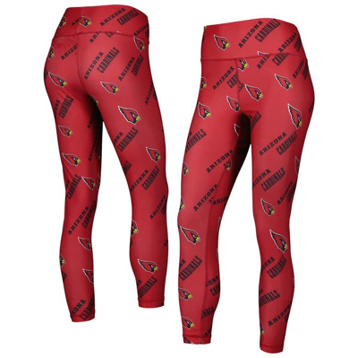 Concepts Sport Cardinal Arizona Cardinals Breakthrough Allover Print Leggings