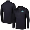 Levelwear Black Los Angeles Lakers Nano Engineered Knit Fabric Quarter-zip Jacket In Black
