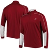 COLUMBIA COLUMBIA CRIMSON ALABAMA CRIMSON TIDE SHOTGUN 2.0 OMNI-WICK QUARTER-ZIP JACKET