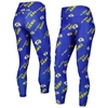 Concepts Sport Royal Los Angeles Rams Breakthrough Allover Print Leggings In Royal