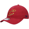 New Era Wine Cleveland Cavaliers Official Logo 9twenty Team Color Adjustable Hat In Maroon