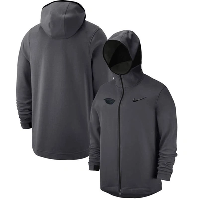 Nike Anthracite Oregon State Beavers Tonal Showtime Full-zip Hoodie Jacket