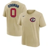 NIKE YOUTH NIKE MARCUS STROMAN CREAM CHICAGO CUBS 2022 FIELD OF DREAMS NAME & NUMBER T-SHIRT