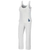 Wear By Erin Andrews Women's  Cream Los Angeles Dodgers Cozy Lounge Tank Top And Pants Set In Cream
