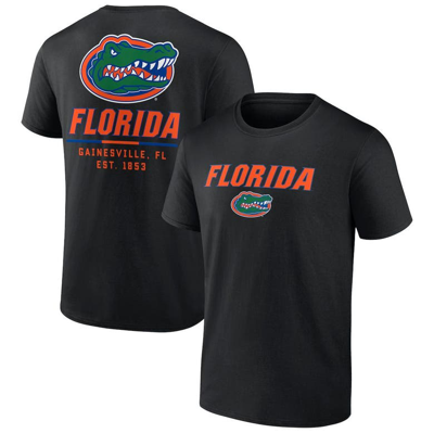 Fanatics Branded Black Florida Gators Game Day 2-hit T-shirt