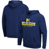 Colosseum Navy Kent State Golden Flashes Lantern Pullover Hoodie In Navy