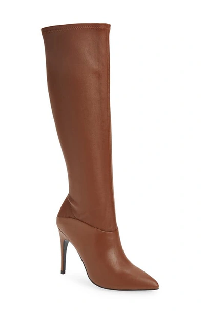 Reiss Carina Pointed Toe Boot In Tan