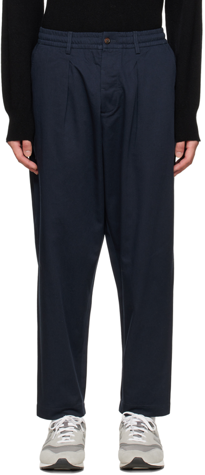 Universal Works Navy Track Trousers
