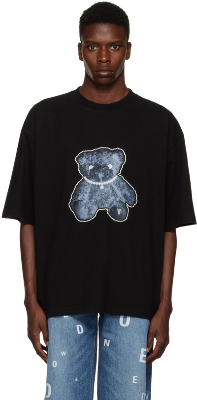 We11 Done Black Teddy T-shirt