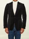 LARDINI BLACK VELVET JACKET