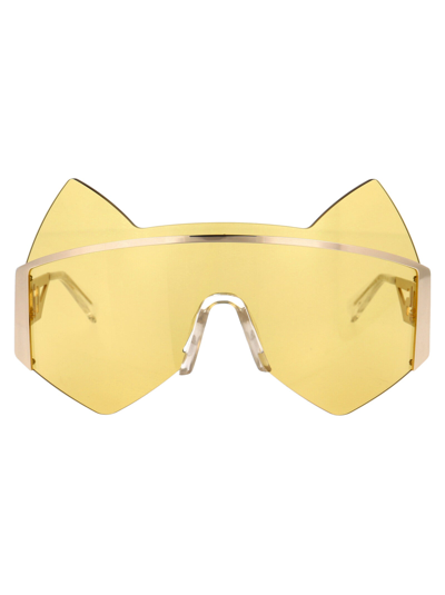 Gcds Gd0002 Sunglasses In Yellow