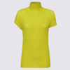 ISSEY MIYAKE YELLOW WOOLY PLEATS 1 TOP
