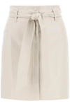 Nanushka Beige Meda Miniskirt In Beige