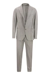 Tagliatore Virgin Wool Suit In Light Grey