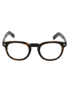Tom Ford Womens Black Tr001853 Round-frame Acetate Optical Glasses In 052 Havana