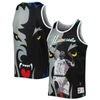 Mitchell & Ness Men's  Kevin Garnett Black And Gray Minnesota Timberwolves Sublimated Player Tank Top In Gray