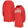 GAMEDAY COUTURE GAMEDAY COUTURE RED WISCONSIN BADGERS GAME WINNER VINTAGE WASH TRI-BLEND DRESS