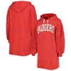 Gameday Couture Red Wisconsin Badgers Game Winner Vintage Wash Tri-blend Dress In Red