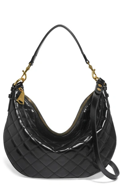 Aimee Kestenberg You're A Star Convertible Hobo Bag In Black Quilted