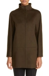 Max Mara 3manol Virgin Wool Coat In Kaki