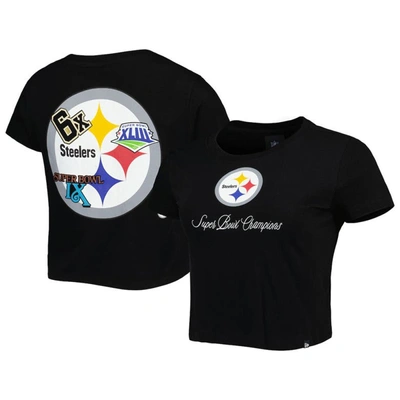 New Era Black Pittsburgh Steelers Historic Champs T-shirt