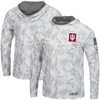 Colosseum Arctic Camo Indiana Hoosiers Oht Military Appreciation Long Sleeve Hoodie Top In Arctic Camo