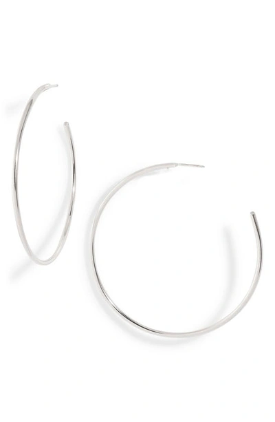 Nashelle Everyday Hoop Earrings In Sterling Silver