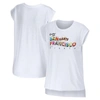 Wear By Erin Andrews White San Francisco Giants Greetings From T-shirt In White