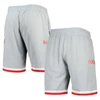 Mitchell & Ness Men's  Silver Ohio State Buckeyes Authentic Shorts In Gray