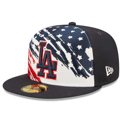 New Era Navy Los Angeles Dodgers 2022 4th Of July On-field 59fifty Fitted Hat