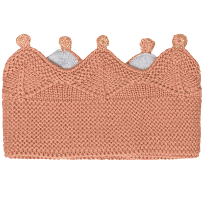 Mini A Ture Kids' Cinni Knit Headband Cedar Wood In Pink